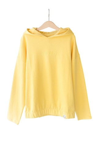 Sweat à capuche - Jaune