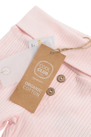 Jogging en coton biologique - Rose