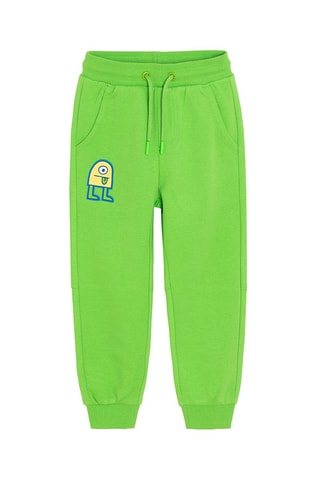 2 joggings - Gris clair et vert fluo