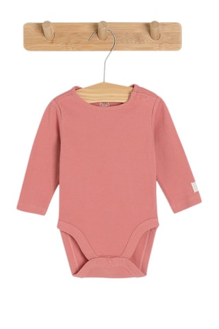 3 bodys - Rose, beige et rouge brique