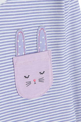 T-shirt - Wit en Lichtpaars