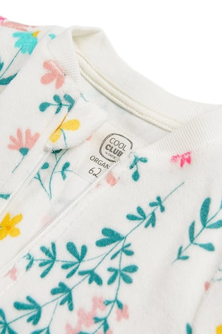 Combinaison en coton biologique - Blanc