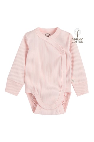 Body en coton biologique - Rose