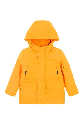 Parka et doudoune à capuche - Jaune et bleu foncé