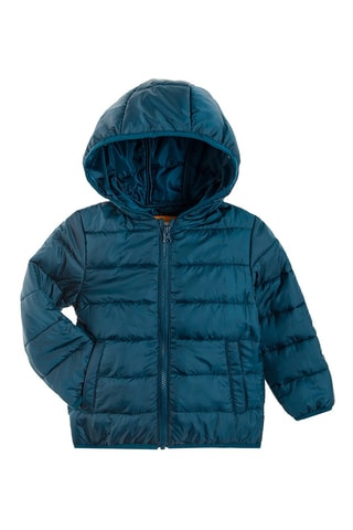 Parka et doudoune à capuche - Jaune et bleu foncé