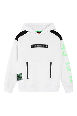 Sweat à capuche - Blanc