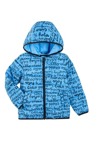 Parka 2-en-1 - Noir et bleu clair