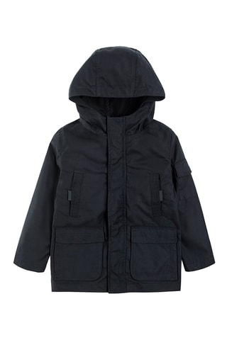 Parka 2-en-1 - Noir et bleu clair
