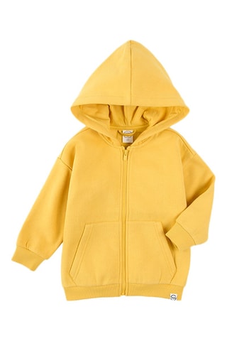 Sweat à capuche - Jaune