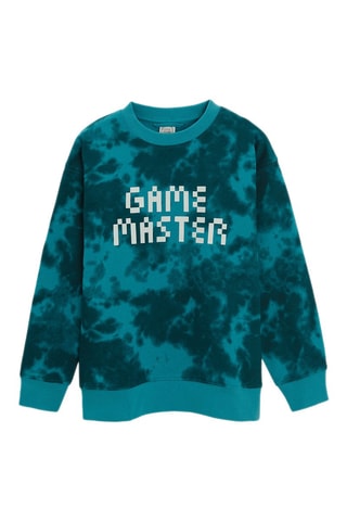 Sweat tie and dye - Turquoise