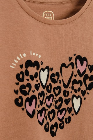 2 t-shirts - Rose et marron