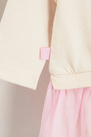 Robe trompe-l’œil - Ecru