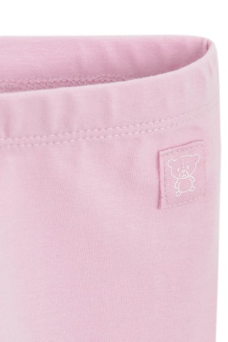 2 leggings - Rose et bordeaux