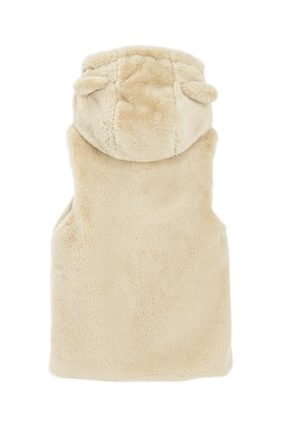 Doudoune sans manches - Beige