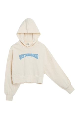 Sweat à capuche - Beige
