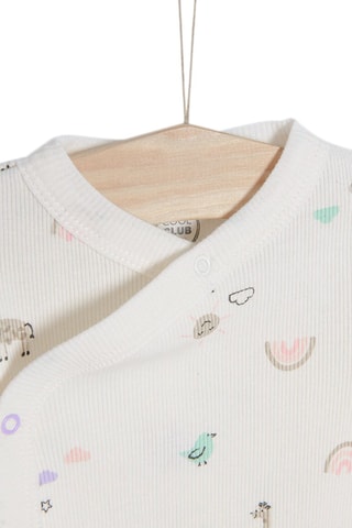 2 bodys en coton biologique - Blanc et vert