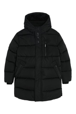 Doudoune à capuche - Noir