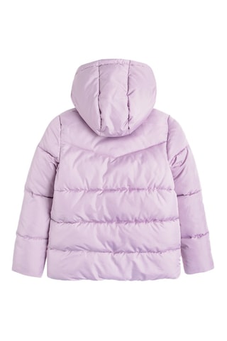 Doudoune à capuche - Mauve