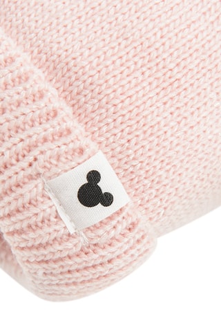 Bonnet à pompons Minnie Disney - Rose