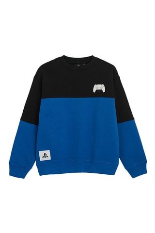 Sweat PlayStation - Noir et bleu roi