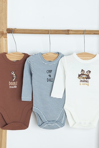 3 bodys Tic et Tac Disney - Multicolore