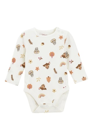 3 bodys Bambi et Mrs Rabbit Bambi Disney - Multicolore