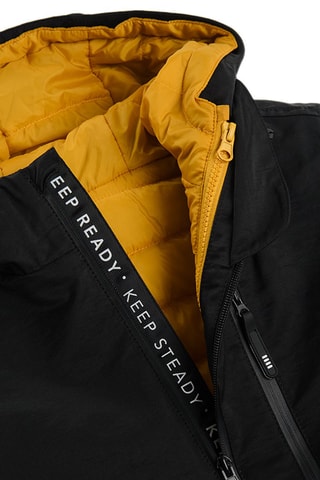 Parka 2 en 1 - Noir et moutarde