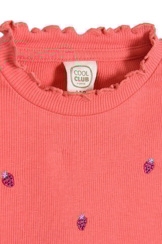 T-shirt - Koraalrood