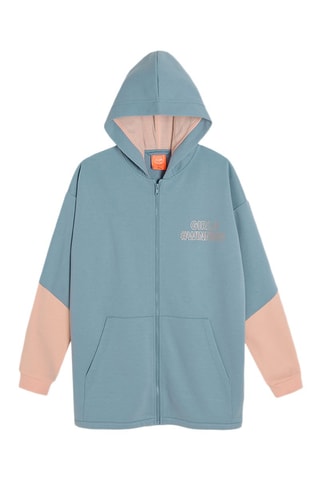 Sweat à capuche - Bleu clair