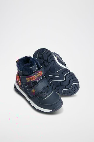 Boots fourrés Spider-Man Avengers Marvel - Bleu marine