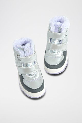 Bottines fourrées Elsa La Reine des Neiges Disney - Gris clair