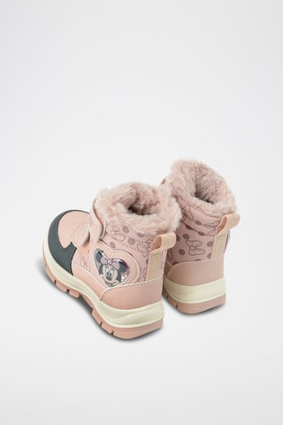 Bottines fourrées Minnie Disney - Rose