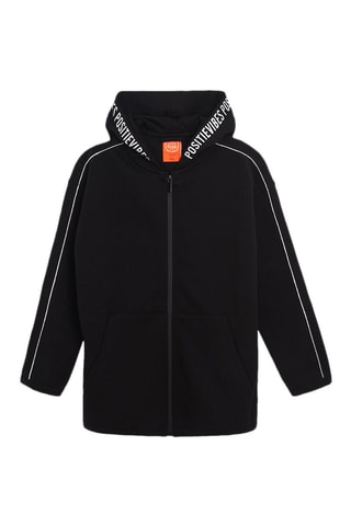 Sweater met Capuchon - Zwart