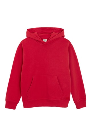 Sweat à capuche - Rouge