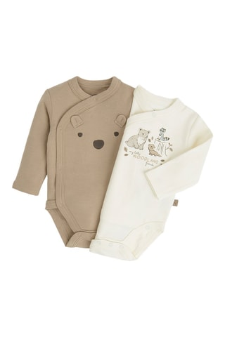 2 bodys - Beige et blanc