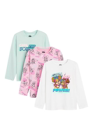 3 t-shirts Pat’ Patrouille - Turquoise et rose