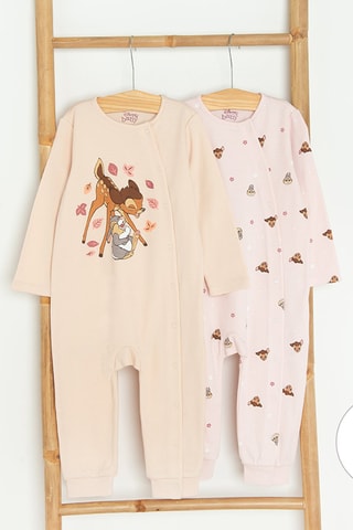 2 grenouillères Bambi et Mrs Rabbit Bambi Disney - Multicolore