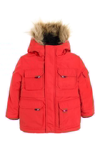 Parka à capuche - Rouge