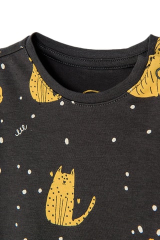 Robe - Anthracite et jaune