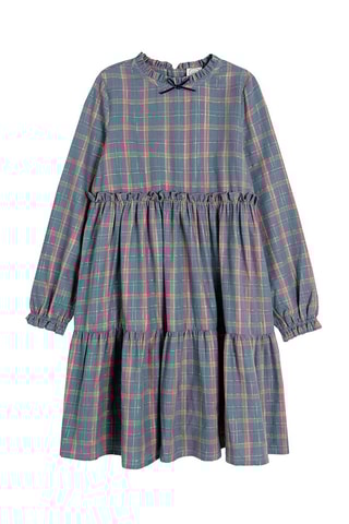 Robe - Bleu canard et orange