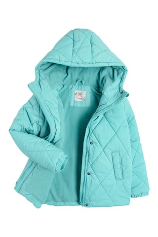 Doudoune à capuche - Bleu clair