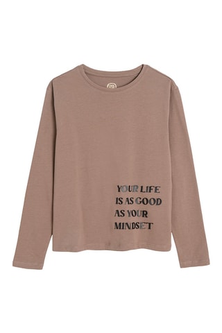 T-shirt - Bruin