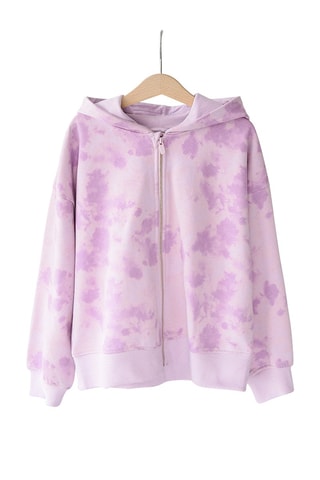 Sweat tie and dye - Violet et mauve