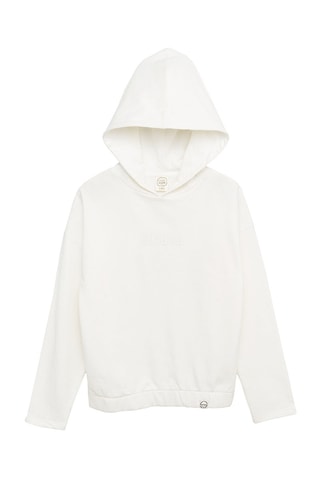 Sweat à capuche - Ecru