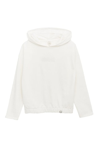 Sweat à capuche - Ecru