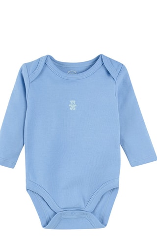 2 bodys en coton biologique - Multicolore