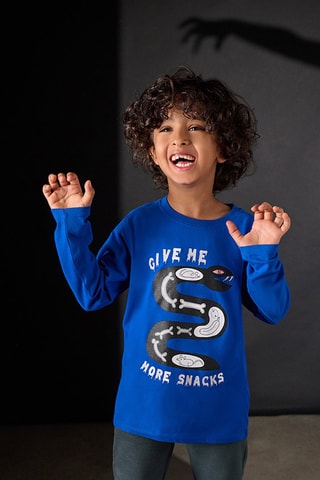 T-shirt - Bleu foncé