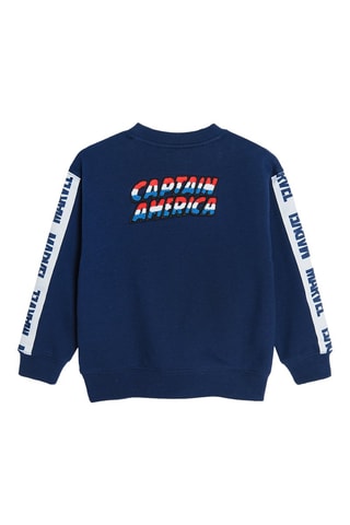 Sweat Captain America Avengers Marvel - Bleu marine
