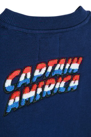 Sweat Captain America Avengers Marvel - Bleu marine