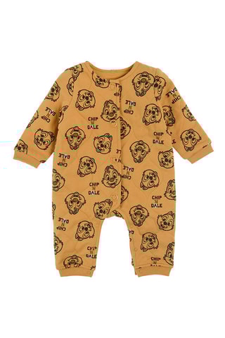 Dors-bien en coton biologique Tic et Tac Chip’N Dale Disney - Marron clair
